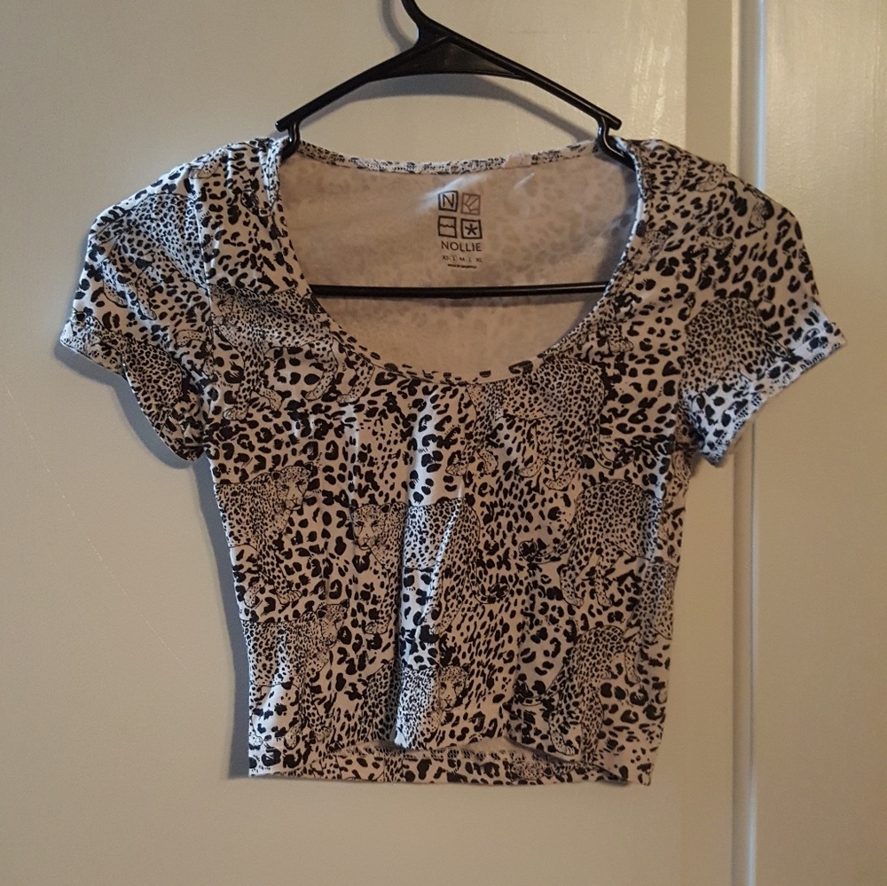 Leopard Crop Top